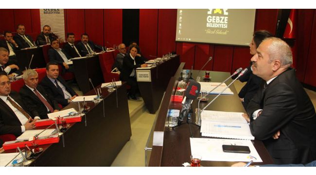 Gebze Belediyesi meclisinde gündem yoğun