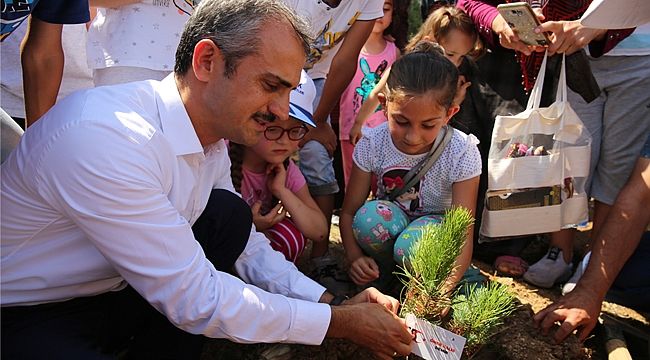 Şehitlerin adı bu fidanlarda yaşayacak