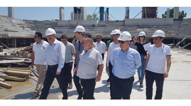 Spor salonunu incelediler