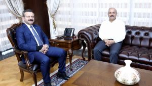 Başkan Büyükgöz, Vali Aksoy’a konuk oldu