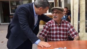 Başkan Şayir vatandaşla iç içe!