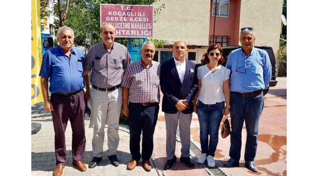 CHP muhtarları gezdi