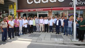 Çiftçi esnafla kahvaltıda buluştu