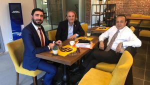 Egemen Bağış'a ilk ziyaret Hayrettin Deniz'den
