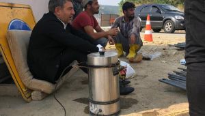 Şayir dereye indi