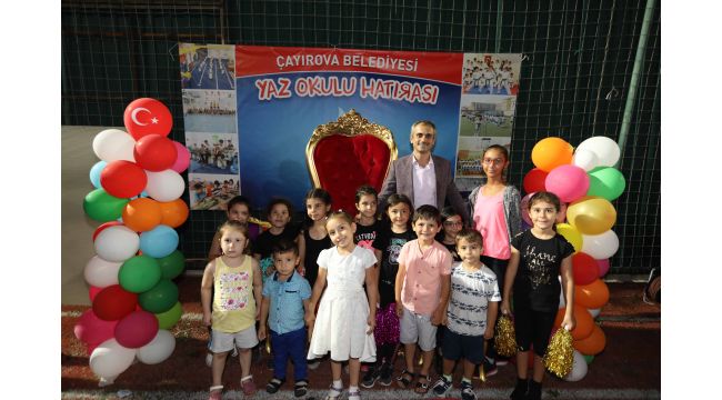 Yaz okullarına festival gibi kapanış