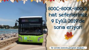 800C-800K hattı seferleri bitiyor