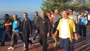 Darıca'da yürüyorlar