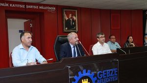 Gebze Belediyesi meclisi tamamlandı