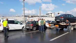 Gebze'de 7 araç birbirine girdi