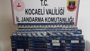 Gebze'de kaçak sigara ele geçirildi