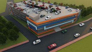 Gebze’deki 7 katlı otoparkta çalışmalara devam