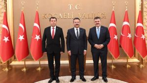 İl emniyet müdürlerinden Vali Aksoy'a ziyaret