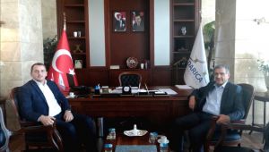 İlyas Şeker, Cüneyt Şentürk'ü ziyaret etti