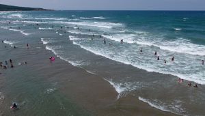 Orada denize girmek yasaklandı!