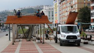 SEKA Tüneli üstündeki yeşil alan bakımdan geçiyor