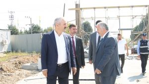 Başkan Büyükgöz’den Kamyoncular Garajında denetim