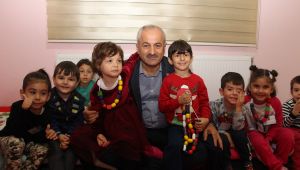 Başkan Büyükgöz’den miniklere sürpriz ziyaret