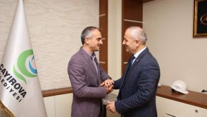 Büyükgöz mevkidaşını ziyaret etti