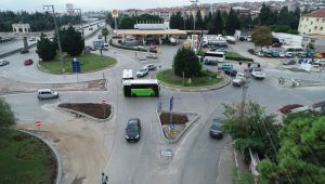 Derince Çenesuyu Kavşağı’nda trafik güvenliği arttırıldı