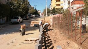 Fen İşlerinden kaldırım çalışması