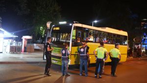 Güvenli ulaşım için halk otobüsleri denetlendi