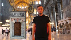 Kankal, tarihi camideki besmeleyi yazdı