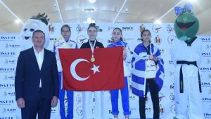 Tekvandoda altın madalya Türkiye'nin oldu