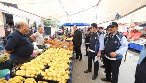 Zabıtadan pazar denetimi