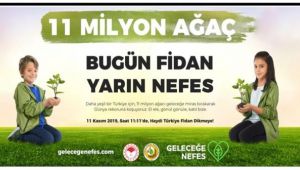11 Kasım 'Milli Ağaçlandırma Günü' ilan edildi