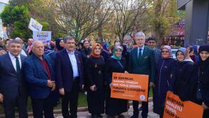 AK Partili kadınlar, şiddete turuncu çizgi çekti