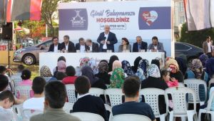 Bıyık, Nenehatun'da halkla buluştu