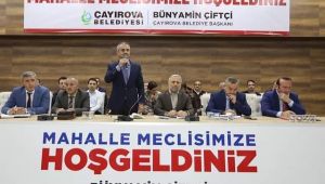 Çayırova'da mahalle meclisleri tamamlandı