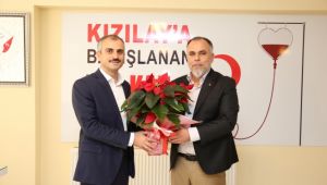 Çiftçi’den Kızılay’a ziyaret