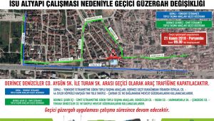Derince’ye geçici trafik düzenlemesi