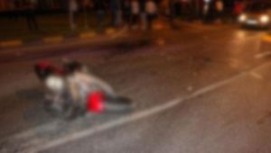 Ehliyetsiz motosiklet sürücüsü çocuğa çarptı
