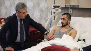 Ellibeş'ten Gazi Ural'a moral ziyareti