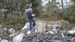 Gebze Belediyesi kaçak atık dökene basıyor cezayı