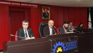 Gebze Belediyesi kasım meclisi tamamlandı