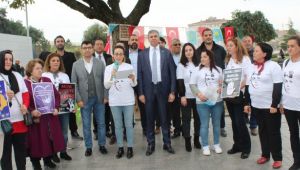 İYİ Parti kadına şiddete hayır dedi