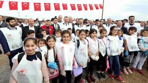 Kent protokolü Gebze'de dikim yaptı