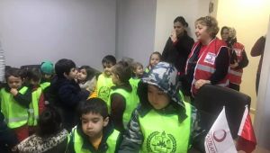 Kızılay Gebze Şubesi'nin minik misafirleri