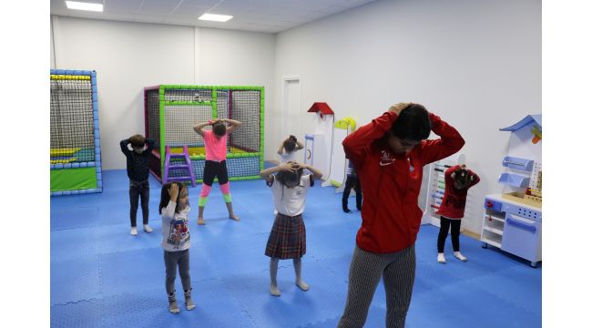 Kocaeli Anne Şehirde çocuklar da spor yapıyor