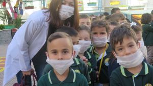 Maske takıp farkındalık oluşturdular