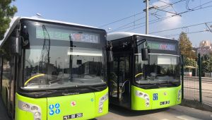 Mutlu şehrin Mutlu otobüsleri