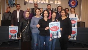 Petrol-İş'ten kadın şiddetine hayır