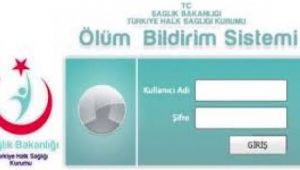 Sağlık Bakanlığı'ndan Ölüm Bildirim Sistemi
