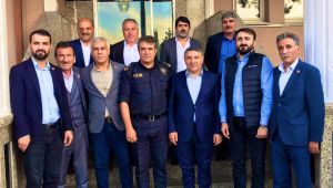 Şayir ve ekibi emniyete hayırlı olsuna gitti