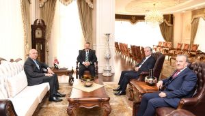 Vali Aksoy'a Kibar Holding'ten ziyaret