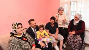 Vali Aksoy'dan şehit ve gazi ailelerine ziyaret